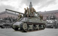 ITALERI Panzer M4A1 Sherman with U.S. Infantry...