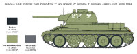 Italeri 510007078 T34/76 Mod. 43 Panzer Modellbausatz 1:72
