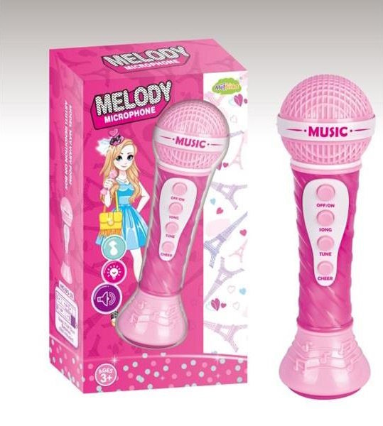 Kinder Microphone Spielzeug mit Soundeffekte und Licht für Kinder ab 3,  9,95 €