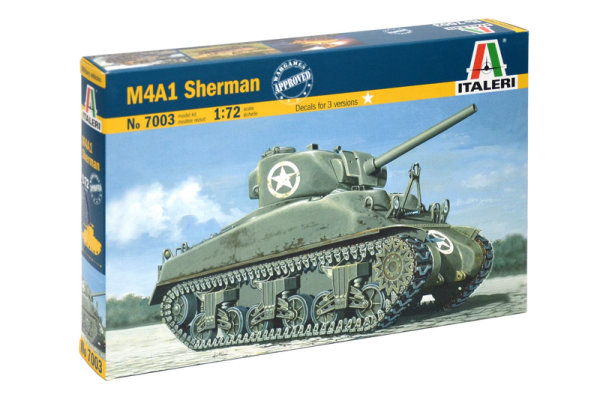 Italeri 1:72 M4 Sherman Panzer Battle Tank Modellbau 510007003