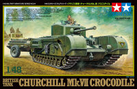 Tamiya Brit.Pz. Churchill Mk.VII Crocodile 1:48 Panzer Modellbausatz 300032594