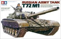 Tamiya 300035160 - 1:35 Russischer Kampfpanzer T72M1, Brown