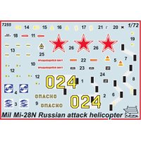 Zvezda 530007255 1:72 MIL MI-28ME "HAVOC" Russischer Helikopter