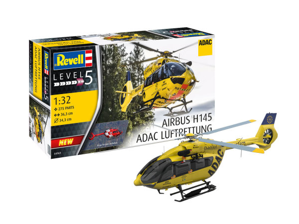 Revell Hubschrauber "ADAC Luftrettung" Airbus H145 Modellbausatz NEU
