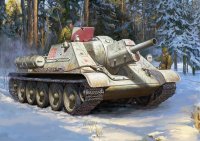 Zvezda 3691 Soviet Tank Destroyer Su-122 Panzer 1:35