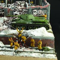 Italeri Battle Set Stalingrad Siege 1:72 Diorama Bausatz 1942