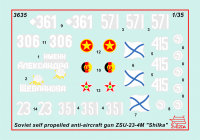 Zvezda 3635 1:35 ZSU-23-4M SHILKA Sov. Anti Aircraft - Modellbausatz