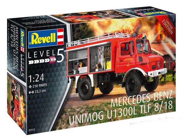 Feuerwehr Mercedes-Benz Unimog U 1300 L TLF 8/18 Revell Modellbausatz