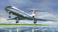 ZVEZDA Tupolev Civil airliner Tu-134A/B-3 Passagierflugzeug Modellbausatz 1:144