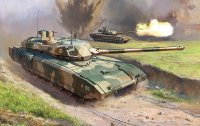 ZVEZDA Russischer Kampfpanzer T-14 „Armata“ Modellbausatz 1/72