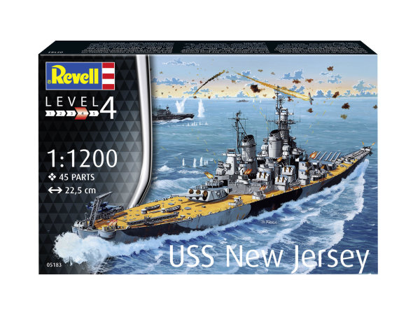 Revell Schlachtschiff Battleship USS New Jersey Modellbausatz