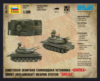 ZVEZDA Sowjetisches Flugabwehrwaffensystem „Shilka“ Panzer Modellbausatz