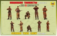 ZVEZDA Deutsche Panzerbesatzung Figuren im Zweiten...