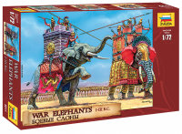 ZVEZDA Kriegselefanten Elefanten Figuren Modellbau 1:72