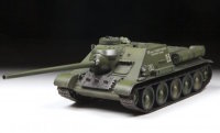 ZVEZDA Sowjetischer Jagdpanzer SU-100 Modellbausatz 1:35...