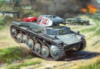 ZVEZDA Deutscher leichter Panzer Pz.Kp.fw II Modellbausatz 1:100